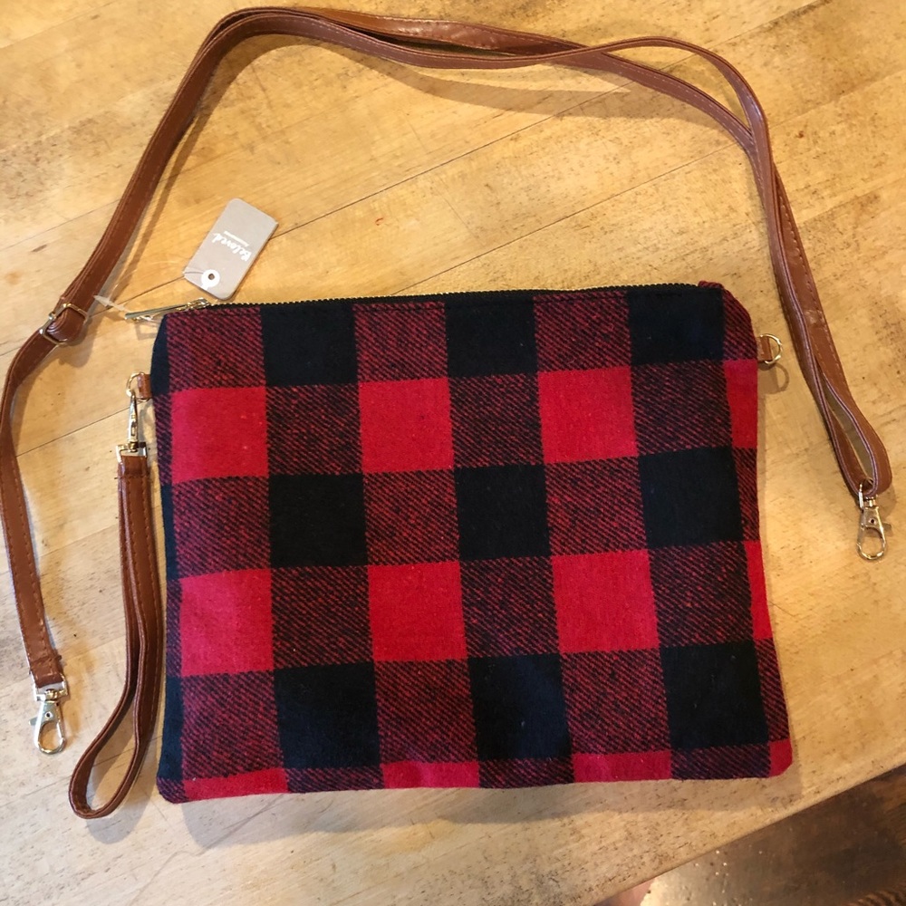 Plaid handbag